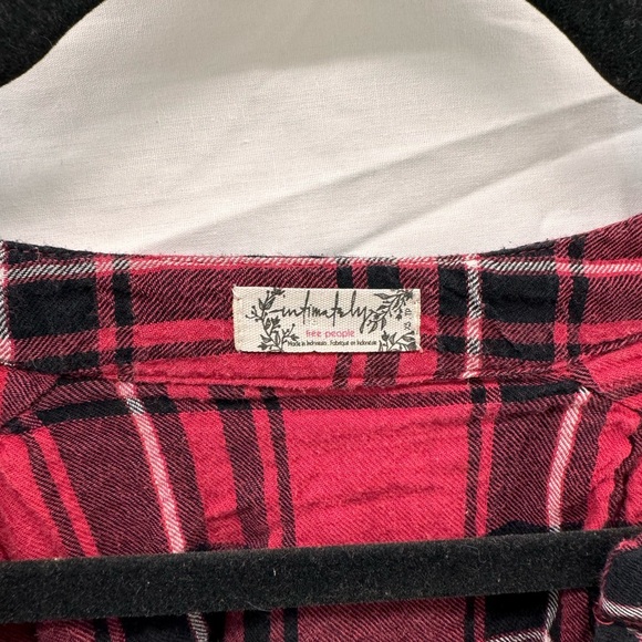 Free People Not Your Boyfriend’s Plaid Tunic - Picture 4 of 5